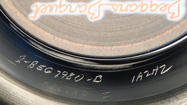 2BEG 7980 'B' Side Matrix.