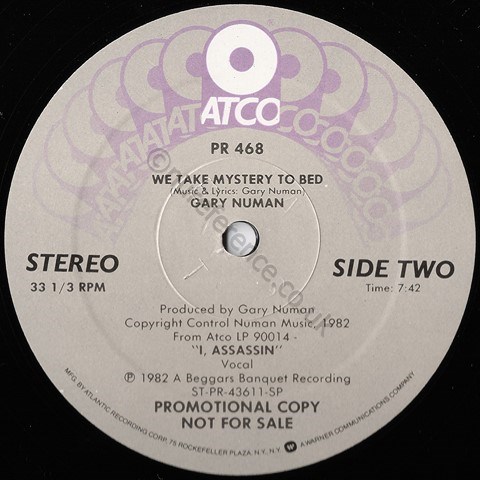 PR 468 Promo B Side Label