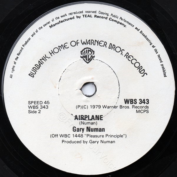 WBS 343 Zimbabwe B side Label.