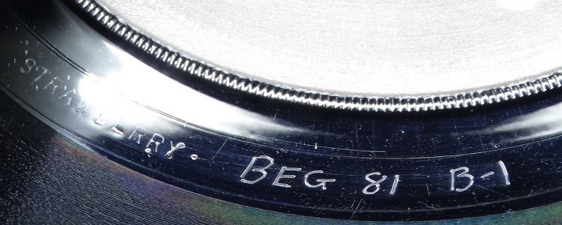 BEG 81 B Side Matrix.