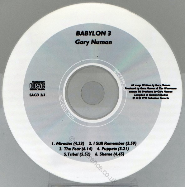 SACD 2-3 CD Label.