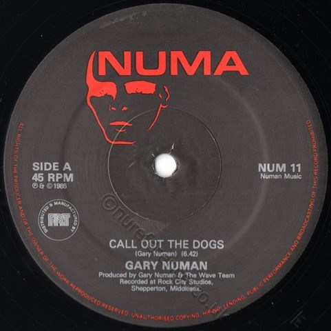 NUM 11 A Side Label