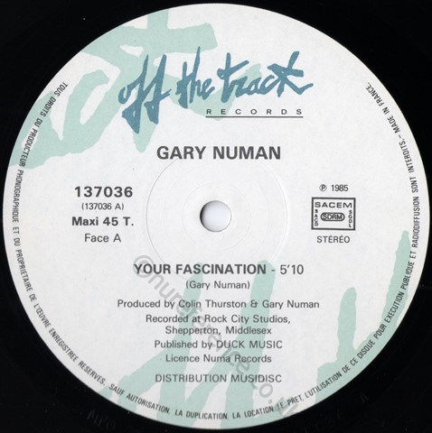 137036 A Side Label.