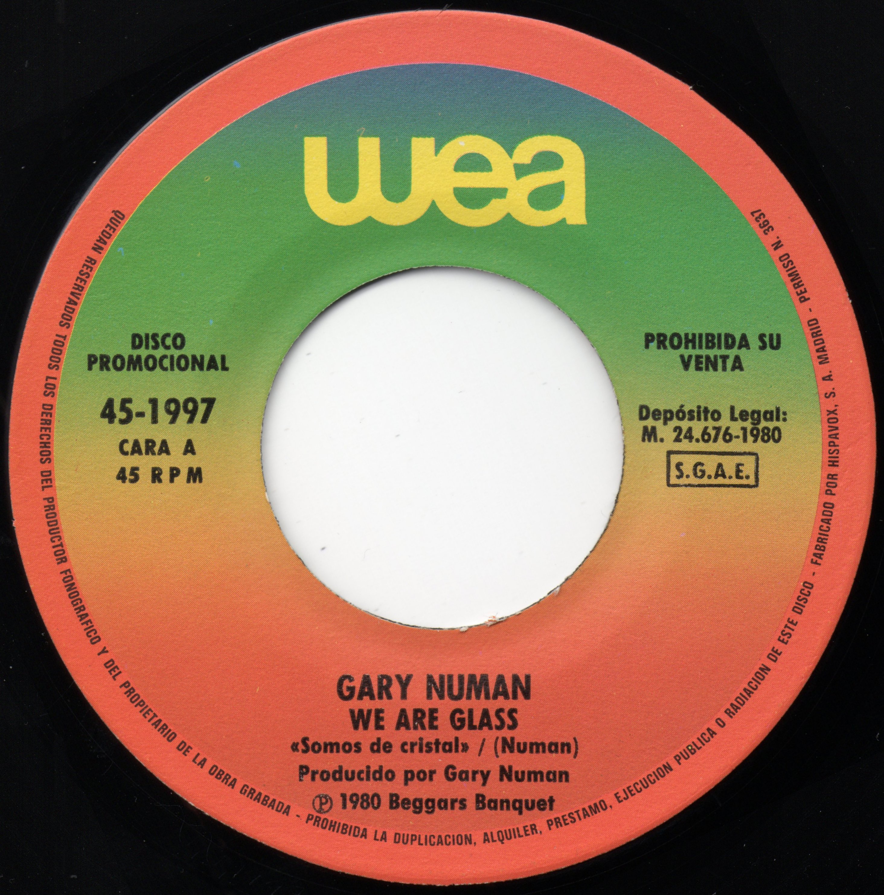 45-1997 [SN] Promo A side Label.