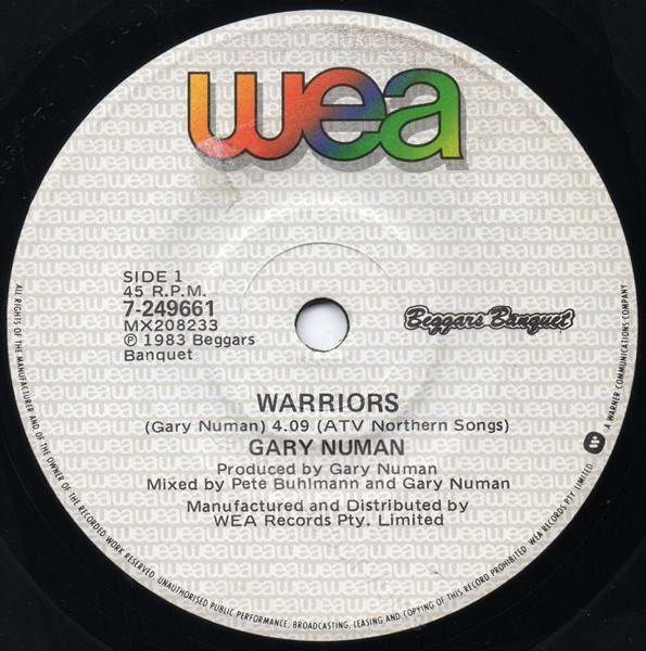 7-249661 A Side Label.
