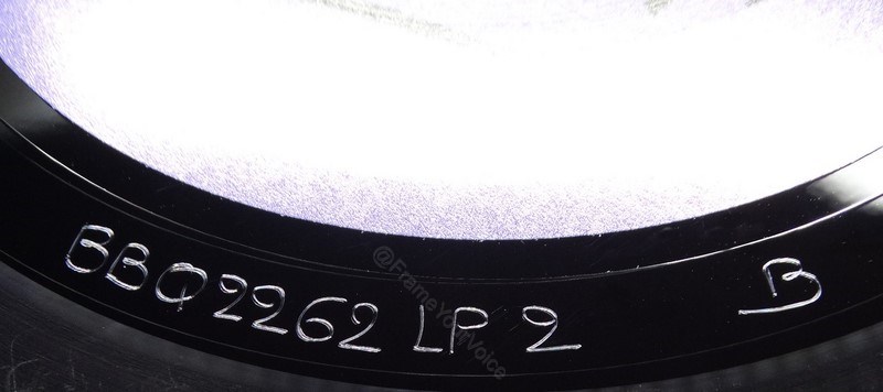 BBQ2262 LP B Side Matrix.