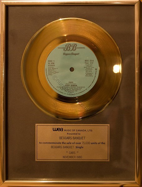 BEG 23 Gold Disc Presentation Award.