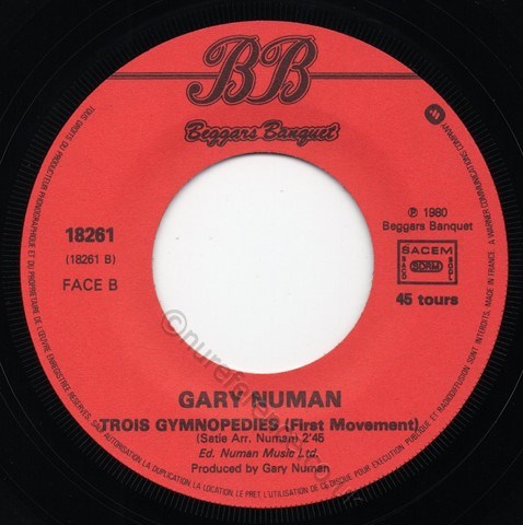 18 261 B side Label.
