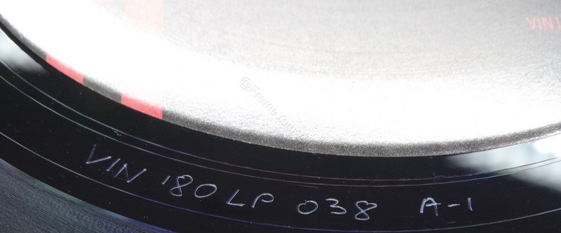VIN180LP038 'A' Matrix.