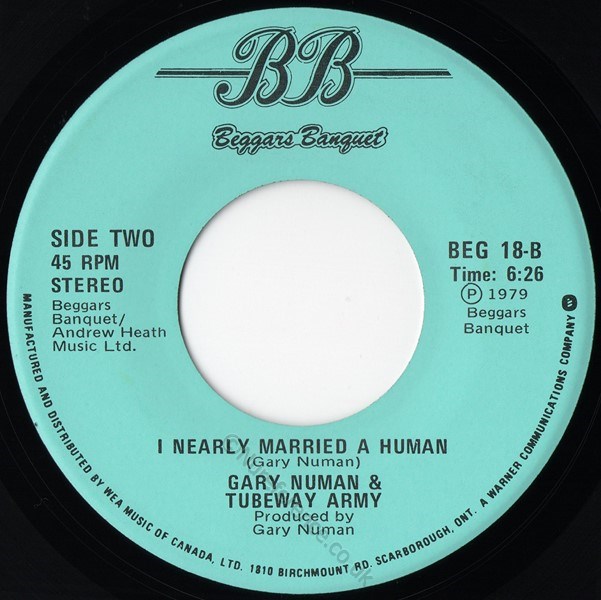 BEG 18 B side Label.