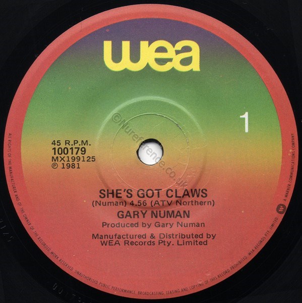 100179 A side Label.