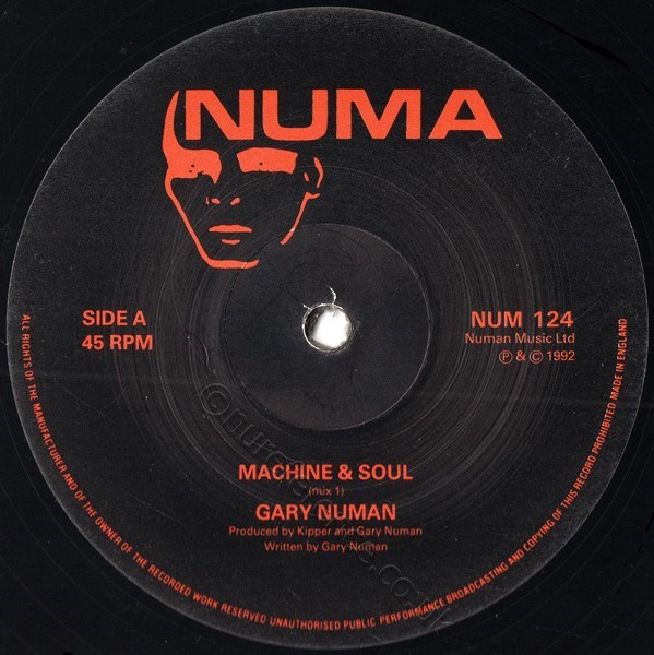 NUM 124 A Side Label