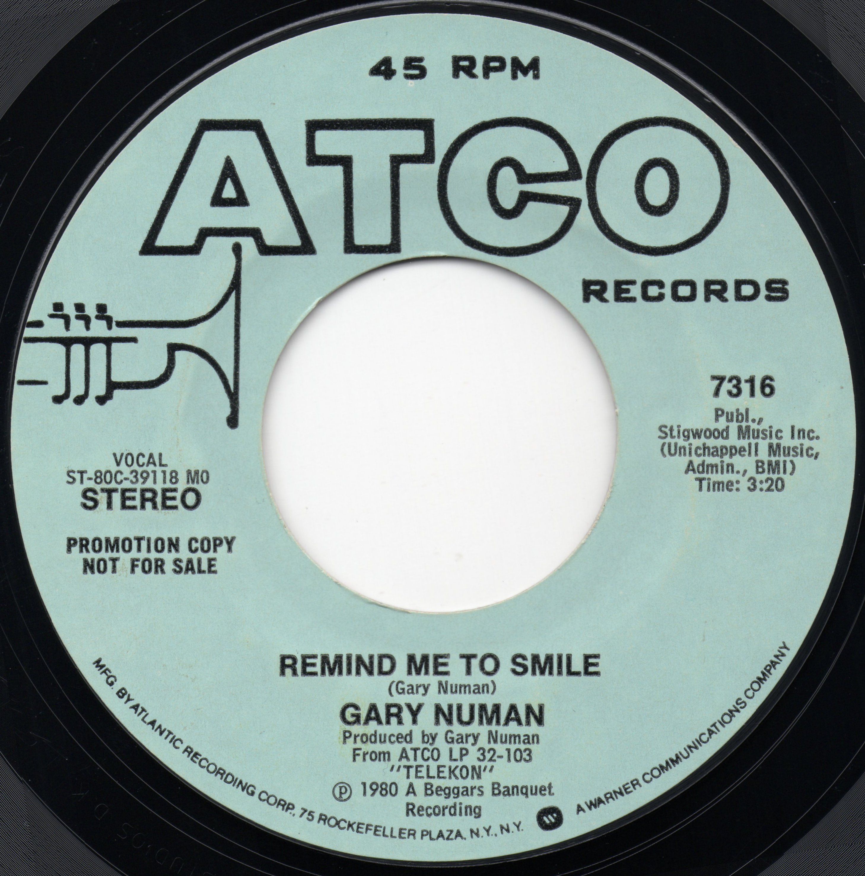 7316 MO Promo A side Label.