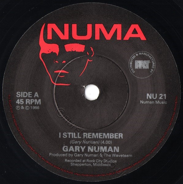 NU 21 B Side Label