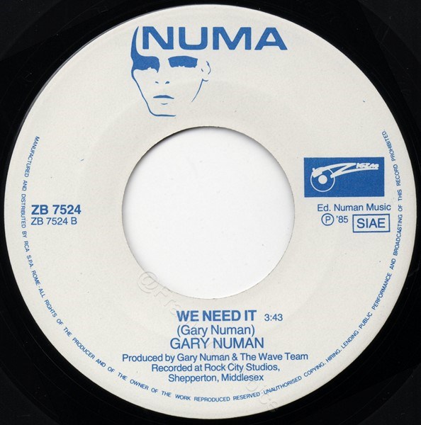 ZB 7524 B Side Label.