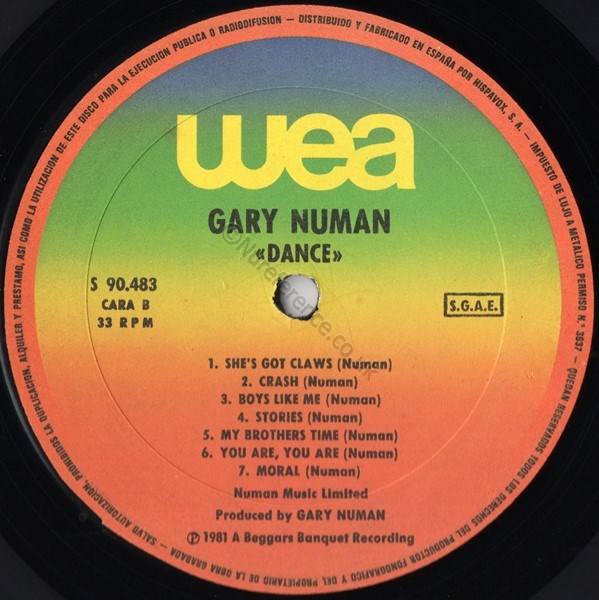 S 90.483 B Side Label.