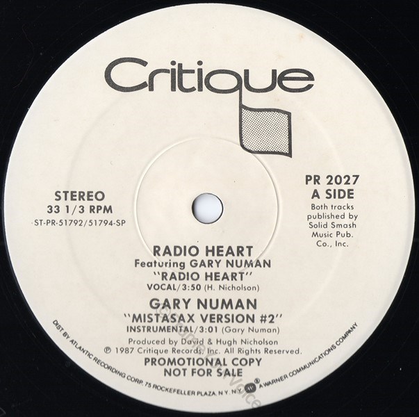 PR 2027 Promo B Side Label.
