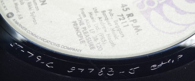 7206 SP A side Label.