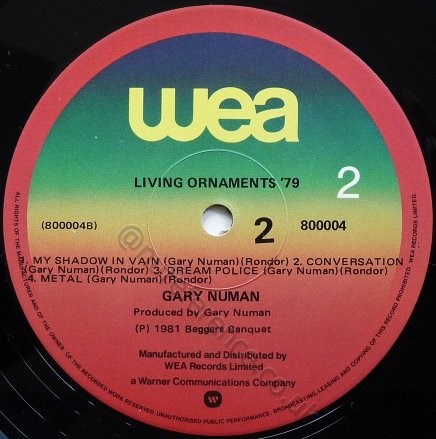 'B' Label