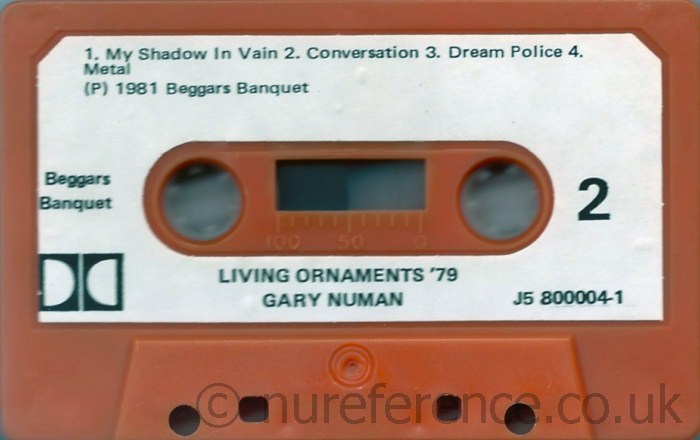 J5 800004 '79 B Side Label.