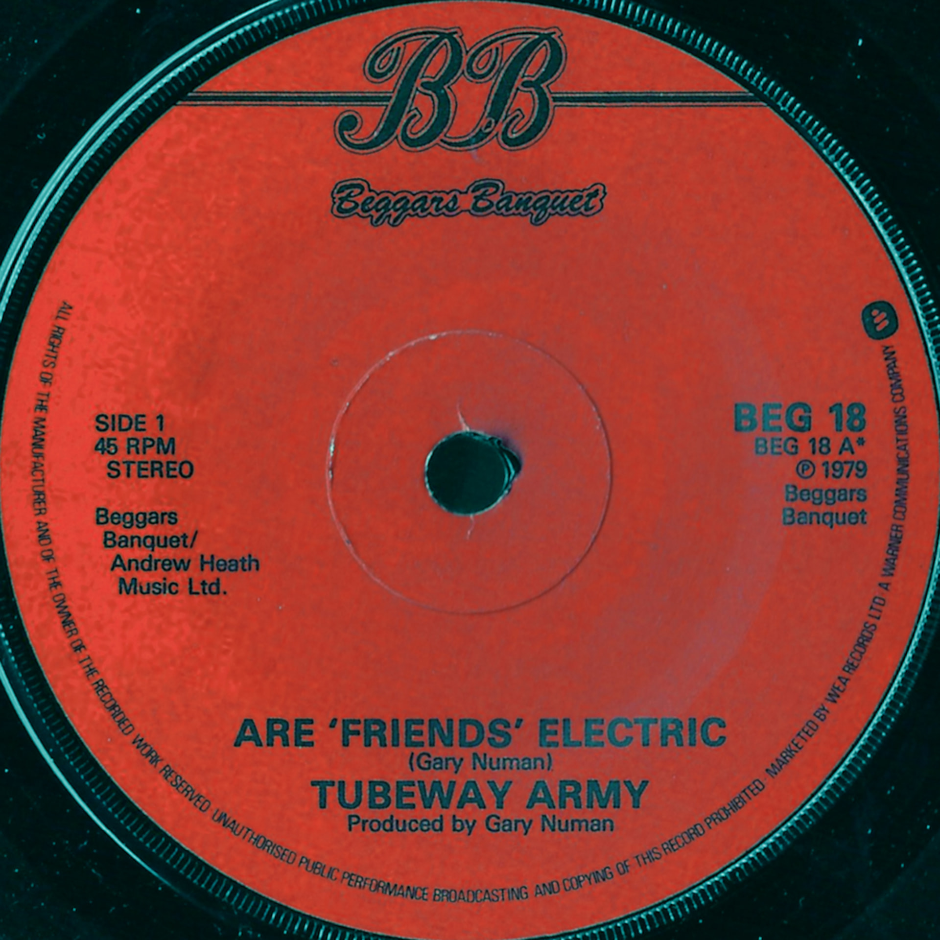 BEG 18 Variant A Side Label