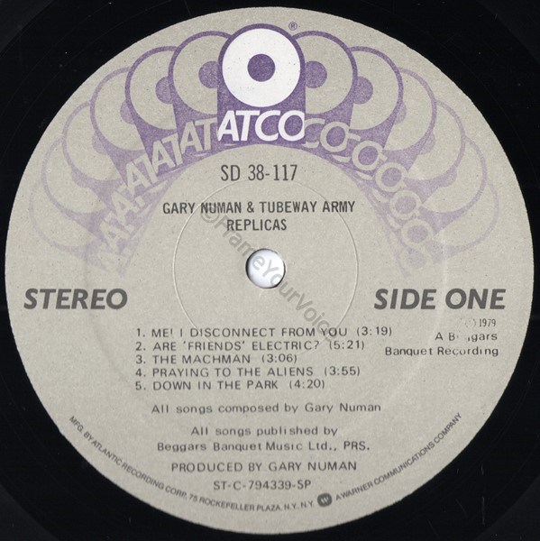 SD 38-117 SP A Label.