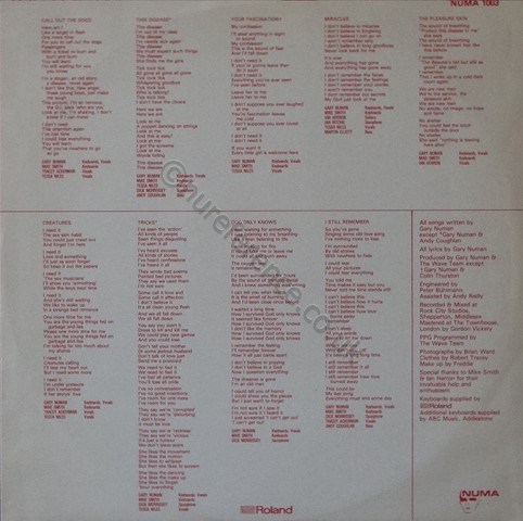 NUMA 1003 Inner Lyrics.