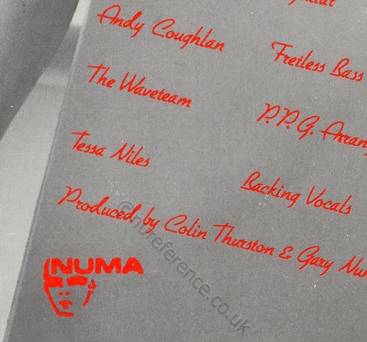 NUM 9 Back Detail