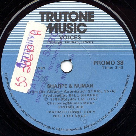 PROMO 38 B Side Label.