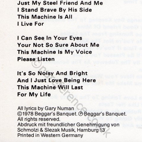 INT 146.510 2.nd Reissue Inner Lyrics