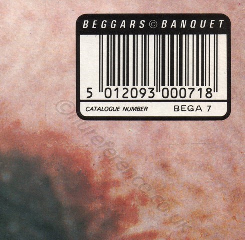BEGA 7 Reissue Back Detail.