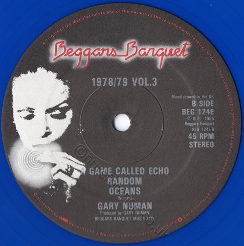 BEG 124E B Side Label - Blue Vinyl