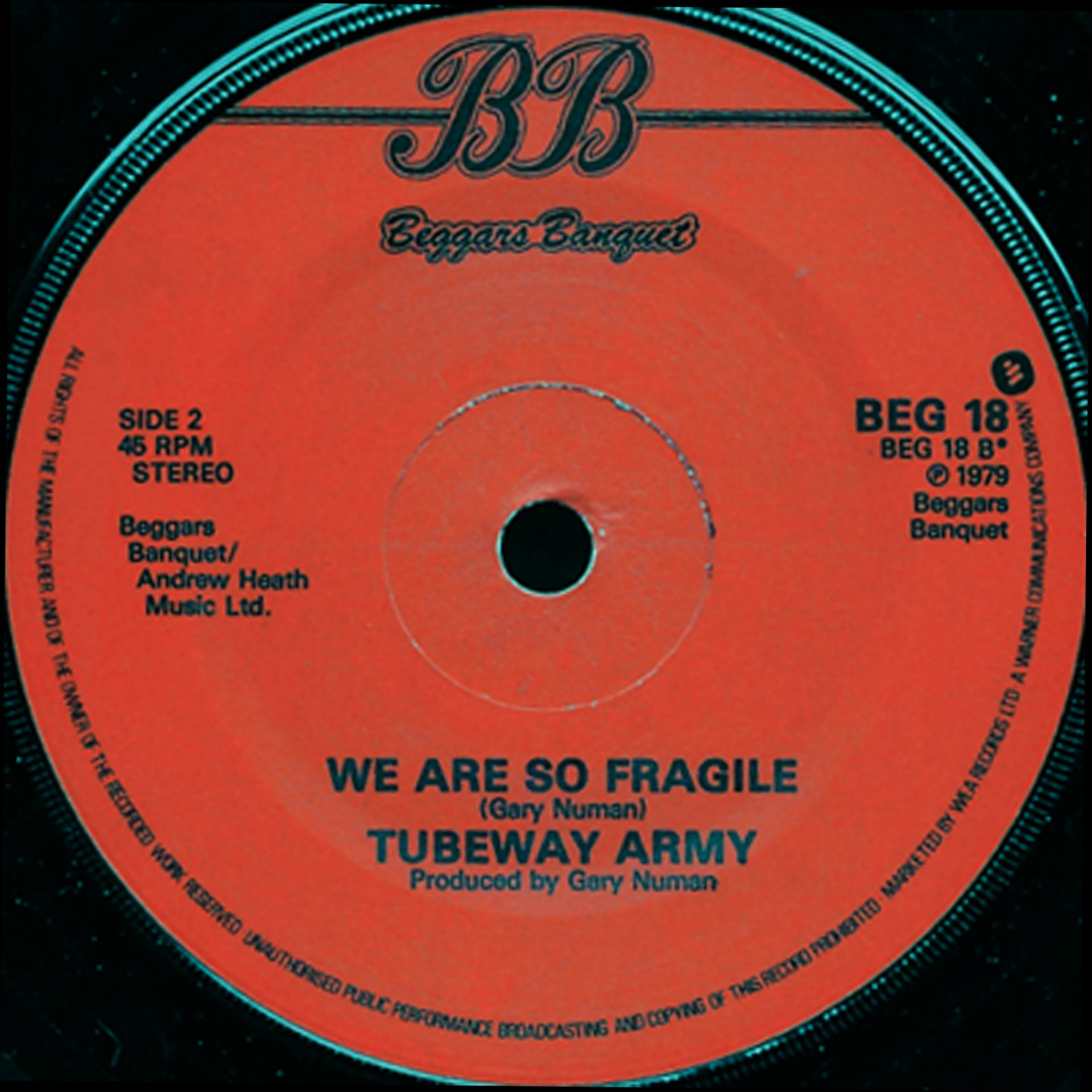 BEG 18 Variant B Side Label