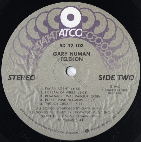 SD 32-103 B Side AR Damaged Label.