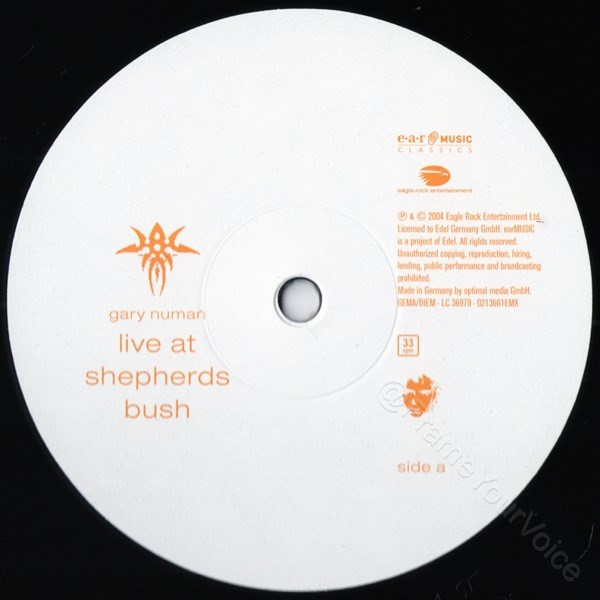 0213661EMX LP 'A' Label.