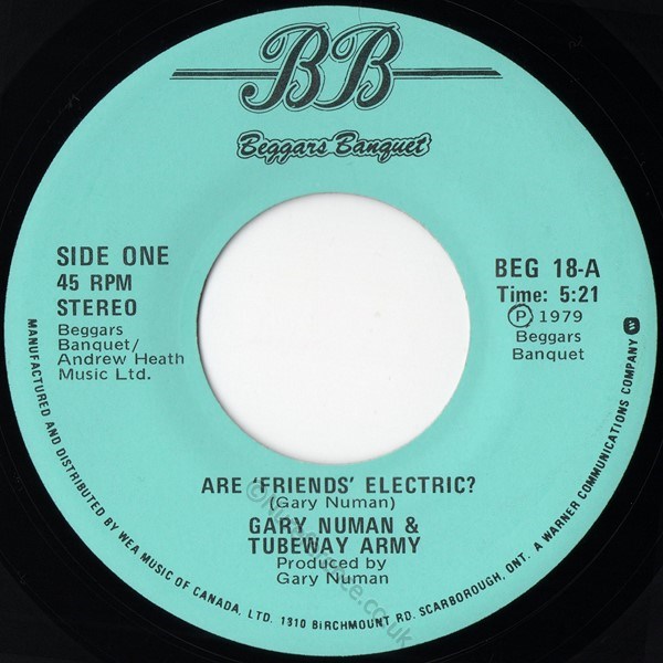 BEG 18 A side Label.