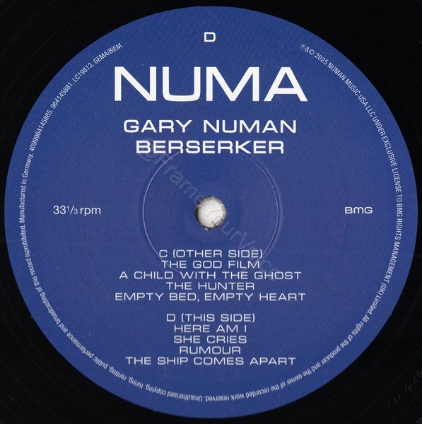 A Side Label.
