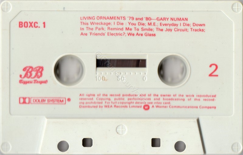 BOXC 1 B Side Label