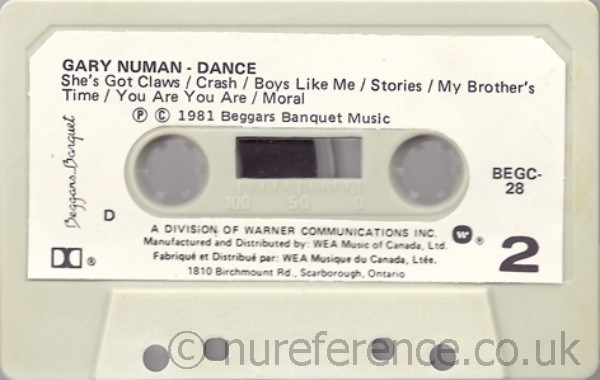 BEGC 28 B Side Label.