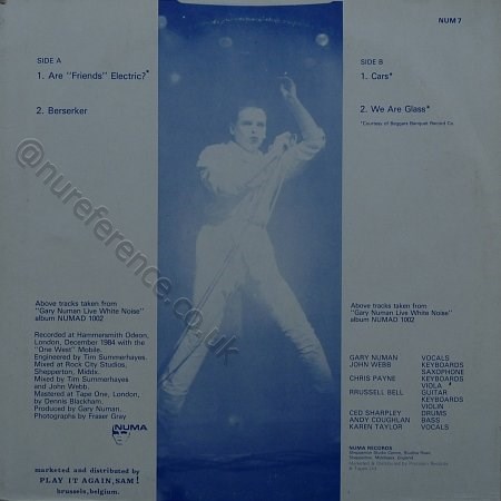NU 7 (SABAM TM) Back Cover.