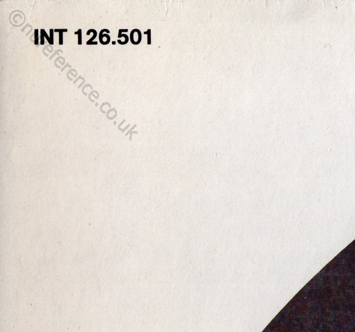 INT 126.501 Cover Detail.