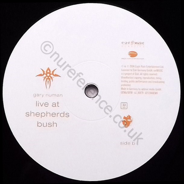 0212946EMX LP 'B' Label.