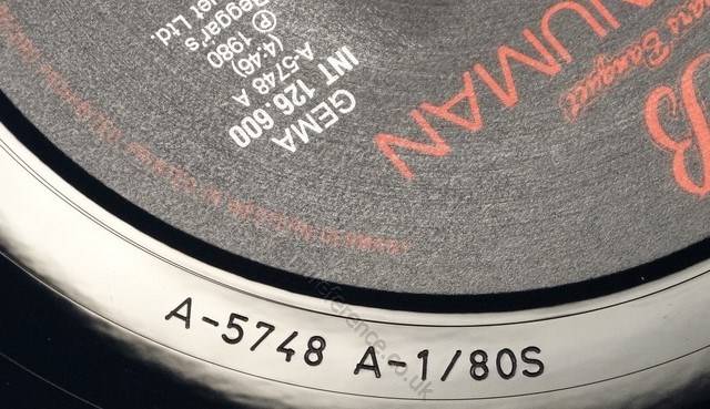 INT 126.600 'A' Matrix.