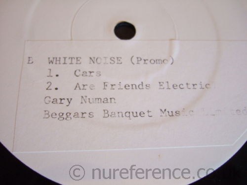 NU PROMO 1002 Sampler 'A' Side Label