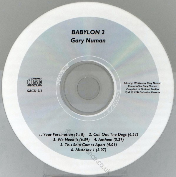 SACD 2-2 Varient CD Label.
