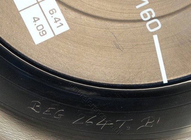 BEG 264T Promo B Side Matrix