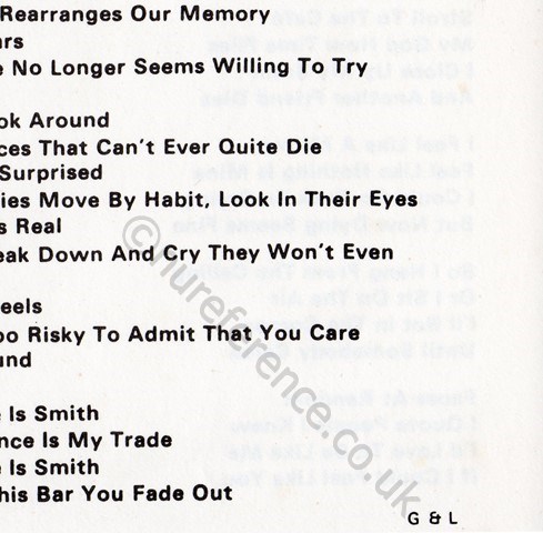 INT 146.510 2.nd Reissue Inner Lyrics