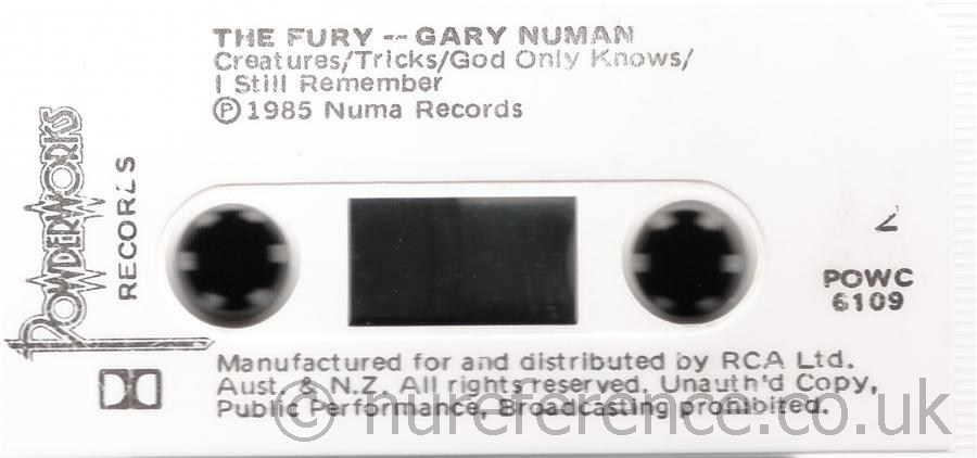 POWC 6109 B Side Label.