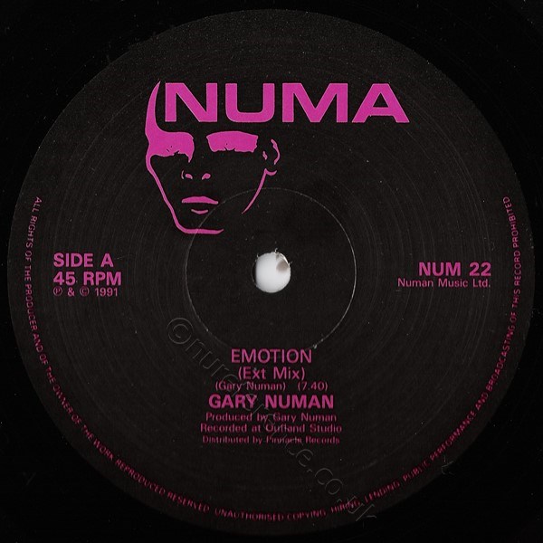 NUM 22 A Side Label