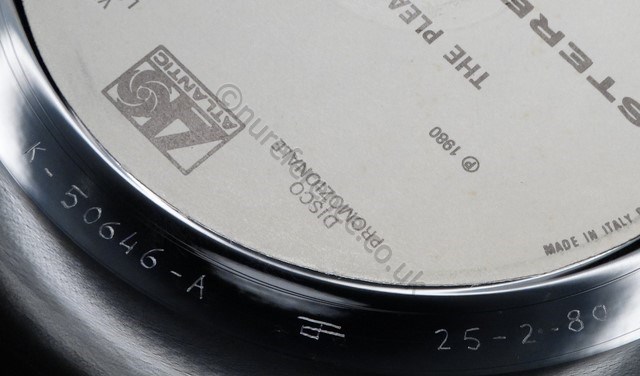 K 50646 Promo 'A' Side Matrix.